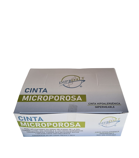 CINTA MICROPOROSA 1.25 X 10 M BLANCA - Imagen 5